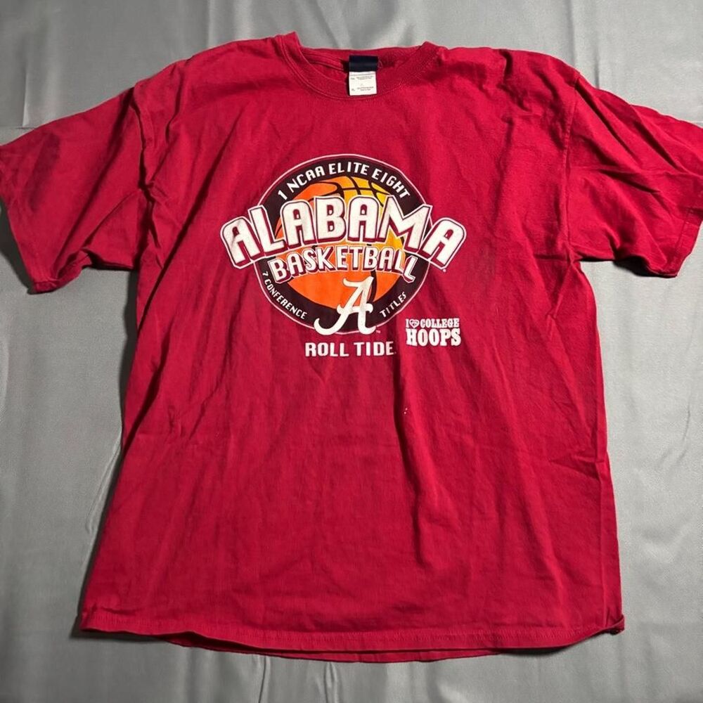 University of Alabama Elite Eight Roll Tide Basketball T-Shirt Men’s XL Red